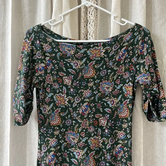 Cottagecore Boatneck Vintage Ralph Lauren Knit Dress - Picture 4 of 7